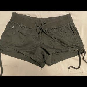 Black cargo shorts